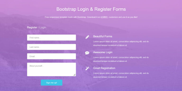 Los Mejores Formularios De Registro En Bootstrap Gratis Mister